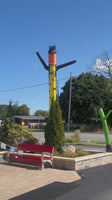 6 10 15 20FT Tall Halloween Ghost Waving Inflatable Tube Man- Halloween Theme(Blower Not Included)
